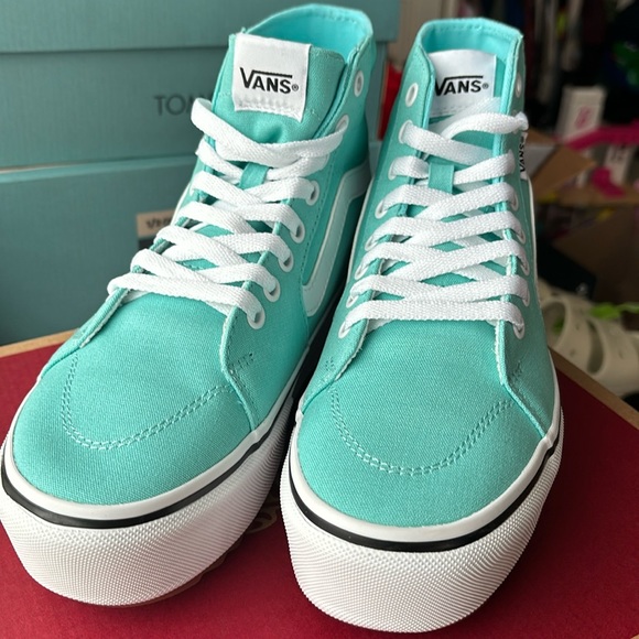 BRAND NEW Vans Aqua Sky high top platform summer shoe - Picture 4 of 4